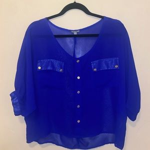 Charlotte Russe Sheer Blouse